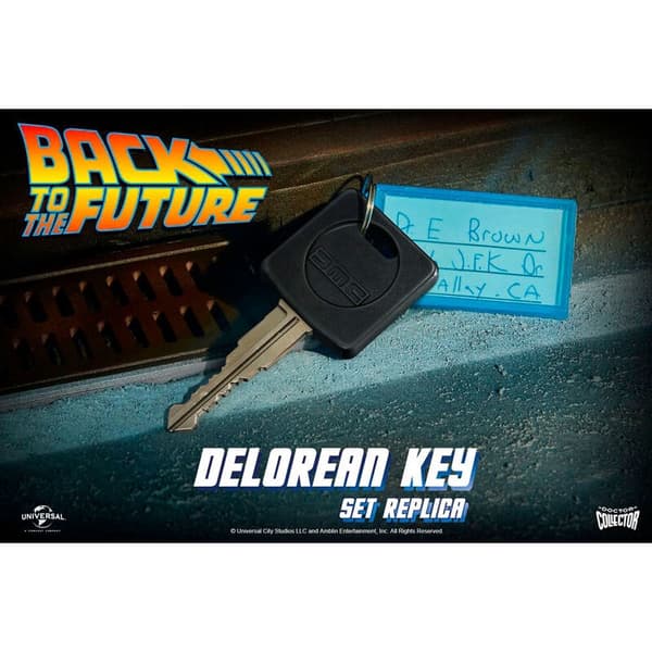 Back to the Future Delorean key replica