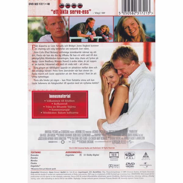 Wimbledon DVD (Brukt)