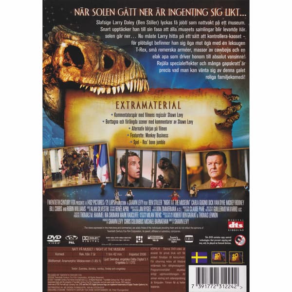 Natt på museet DVD (Brukt)