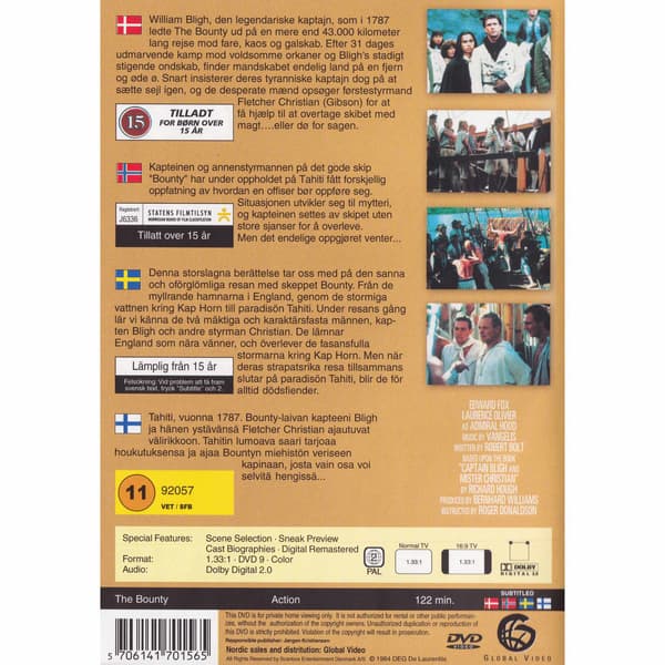 The Bounty DVD (Brukt)