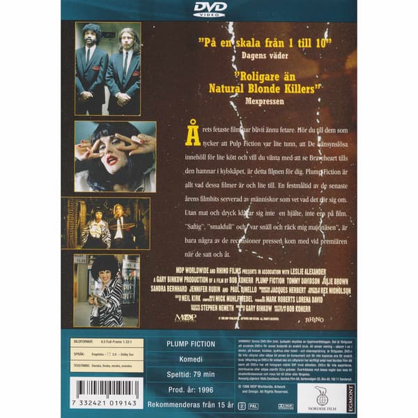 Plump Fiction DVD (Begagnad)