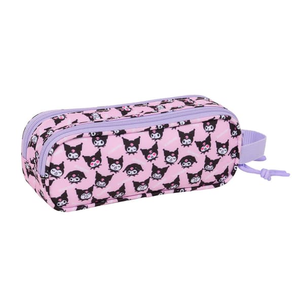Hello Kitty Kuromi double pencil case