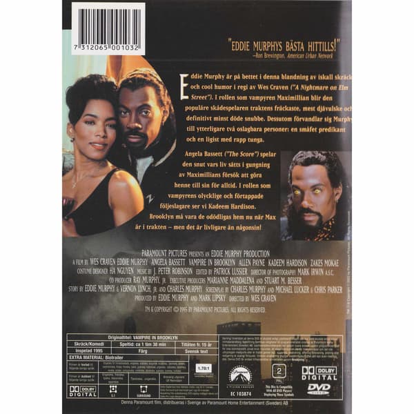 Vampire in Brooklyn DVD (Käytetty)