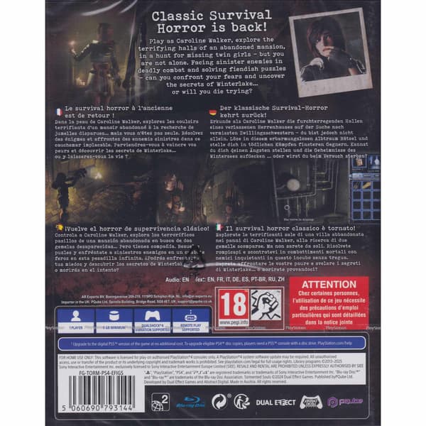 Tormented Souls Playstation 4 PS4