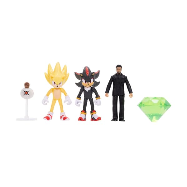 Sonic 3 wave 1 pack 5 figures 6cm