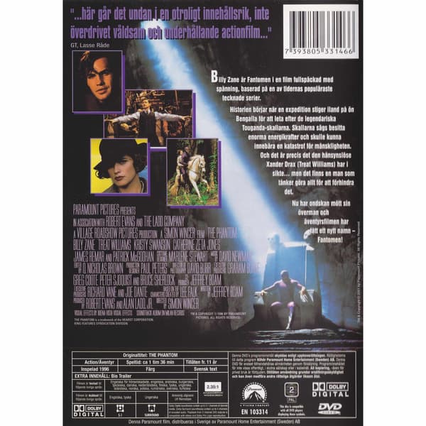 Fantomen DVD (Brugt)