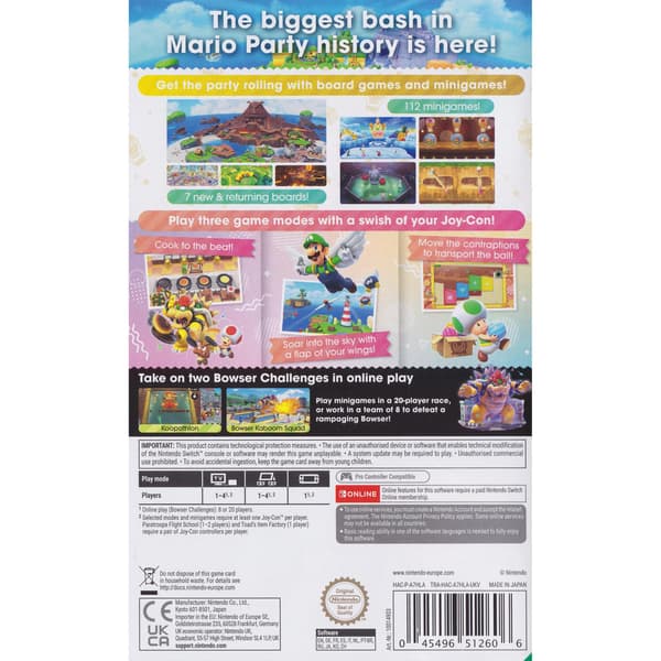 Super Mario Party Jamboree Nintendo Switch