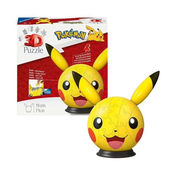 Pokemon Pikachu 3D puzzle ball
