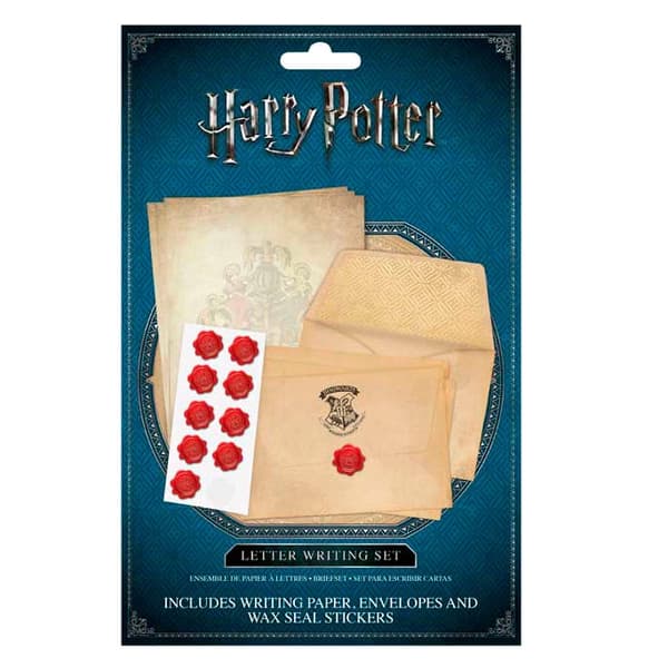 Harry Potter Hogwarts letter writing set