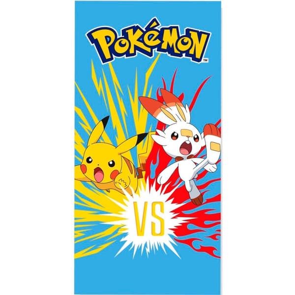 Pokemon Mikrofiber Badehåndkle 140x70 cm