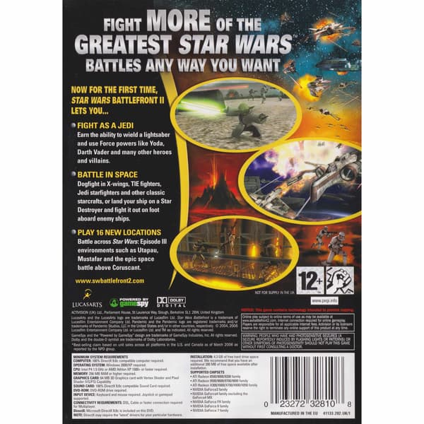 Star Wars Battlefront II PC DVD (Brukt)