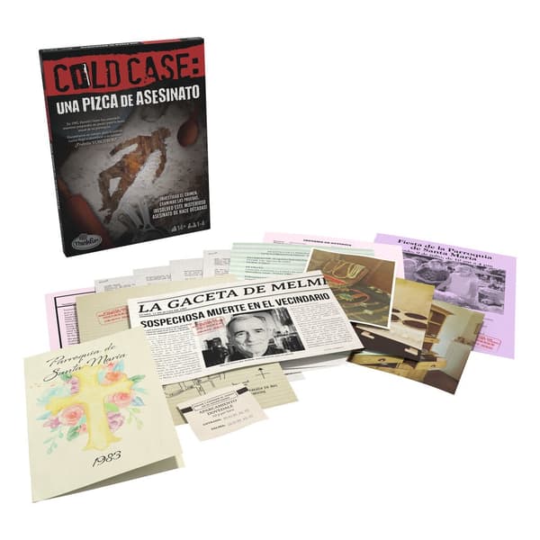 A pinch of murder cold case board game
