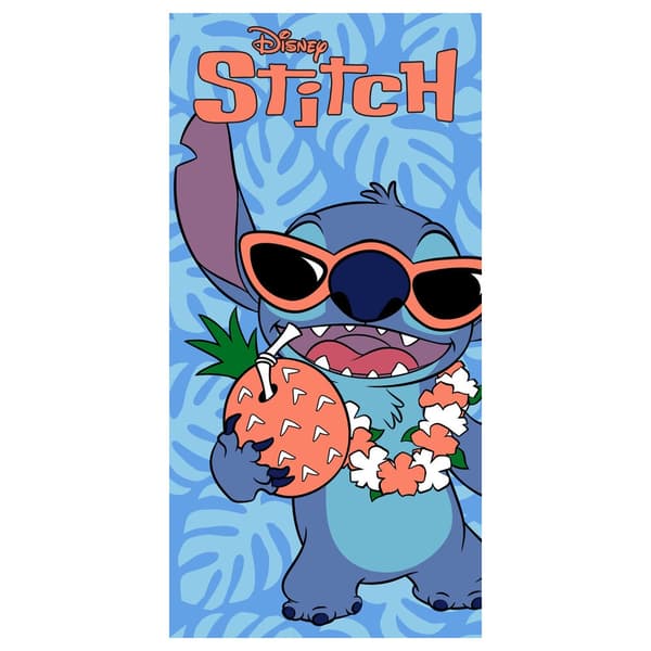 Disney Stitch Mikrofiber Badehåndklæde 70x140 cm