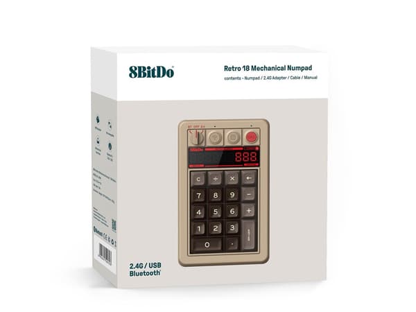 8BitDo Mekanisk numerisk tastatur C64 Edition