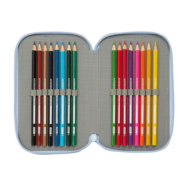 Disney Frozen triple pencil case 37pcs