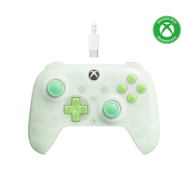 8BitDo Ultimate Mini Langallinen Xbox-ohjain Läpinäkyvä Vihreä