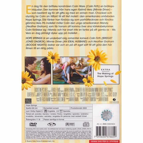 Hope Springs DVD (Käytetty)