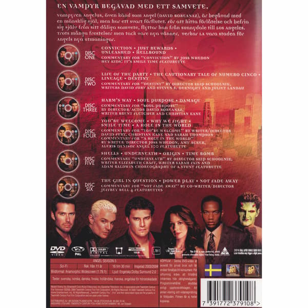 Angel Season Five DVD (Brukt)