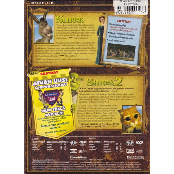 The Shrek Collection DVD (Brukt)