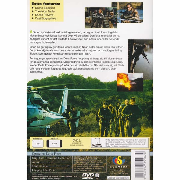 Operation Delta Force DVD (Brugt)