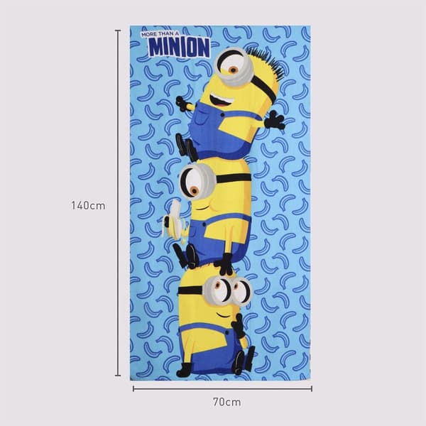 Minions Mikrofiber Badehåndkle 70x140 cm