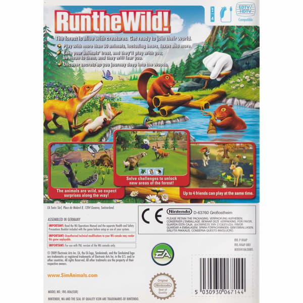 SimAnimals Nintendo Wii (Käytetty)