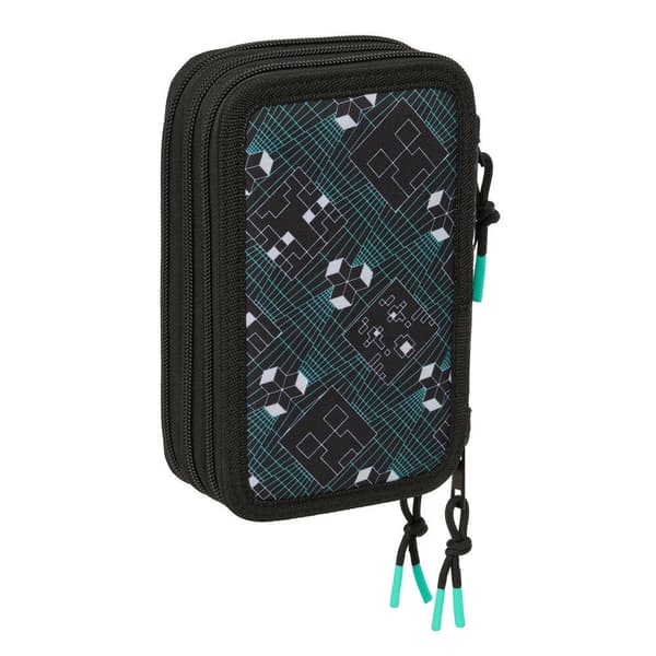 Minecraft Screen triple pencil case 37pcs