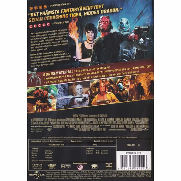 Hellboy The Golden Army DVD (Begagnad)