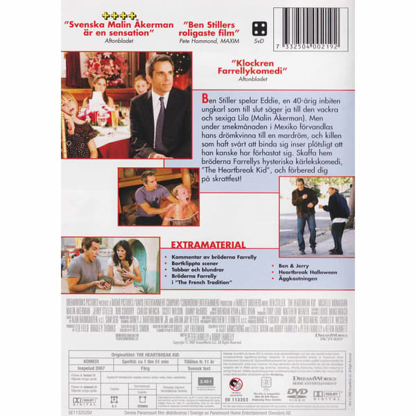 The Heartbreak Kid DVD (Begagnad)