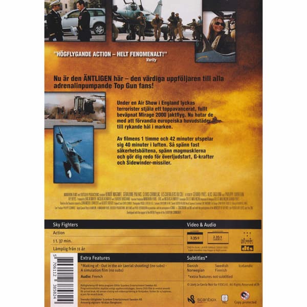 Sky Fighters DVD (Käytetty)