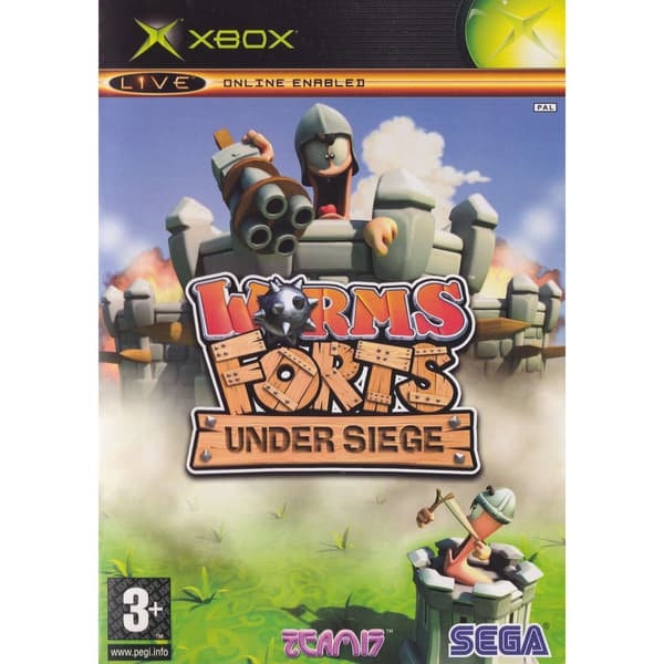Worms Forts Under Siege Xbox (Brukt)