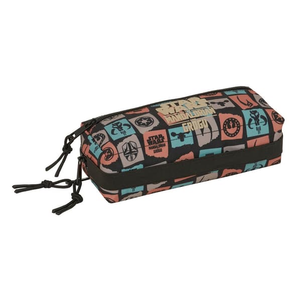 Star Wars Mandalorian & Grogu triple pencil case