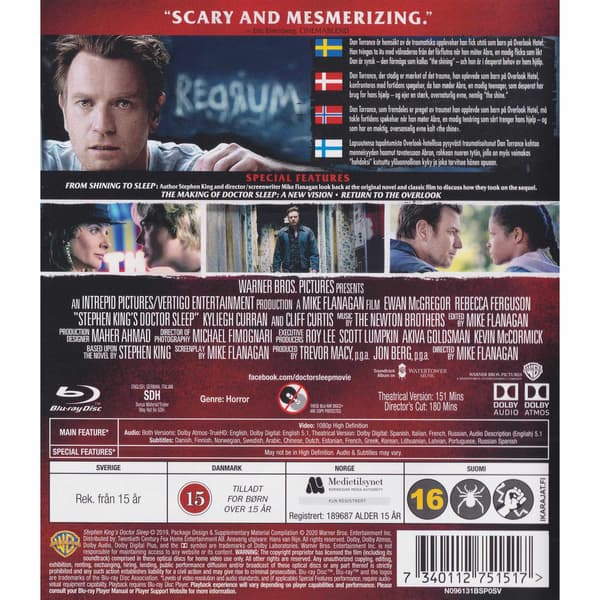 Doctor Sleep Blu-Ray (Brugt)