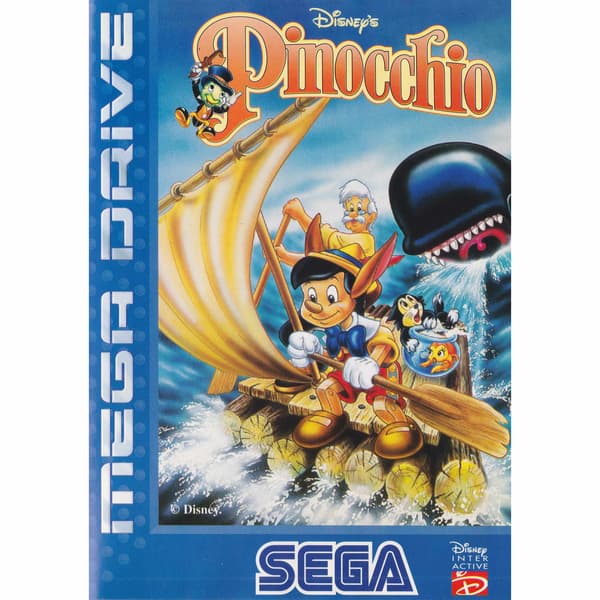 Pinocchio Sega Mega Drive (Brugt)