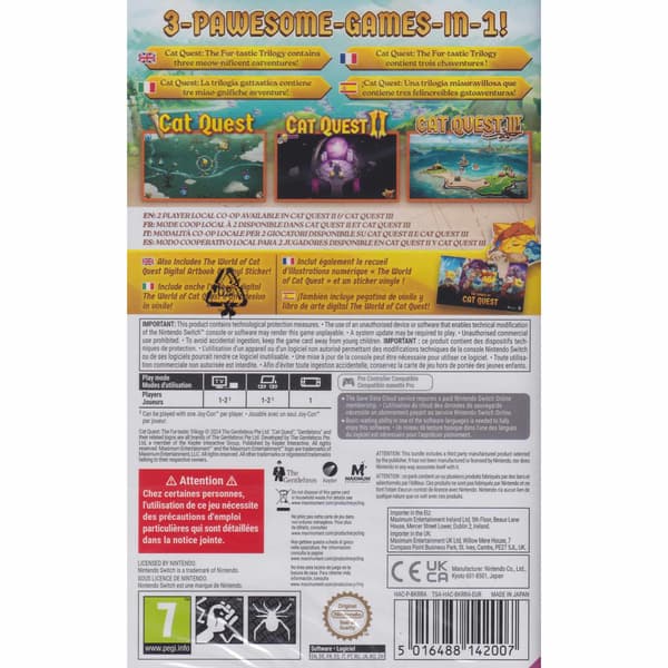 Cat Quest The Fur-tastic Trilogy Nintendo Switch