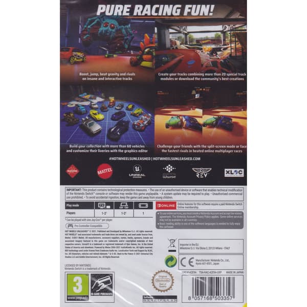 Hot Wheels Unleashed Nintendo Switch