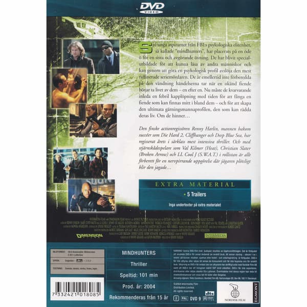 Mindhunters DVD (Begagnad)