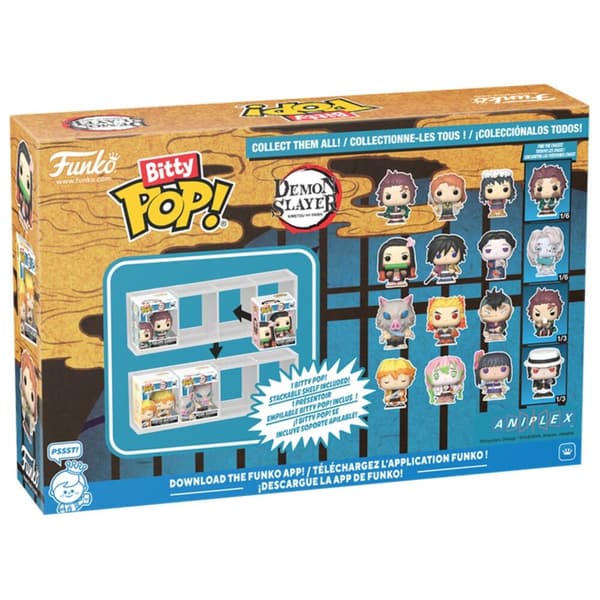 Blister 4 figures Bitty POP Demon Slayer Tanjiro