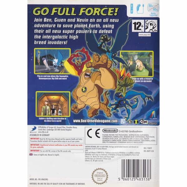 Ben 10 Alien Force Nintendo Wii (Brukt)