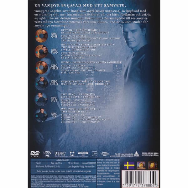 Angel Season One DVD (Brukt)