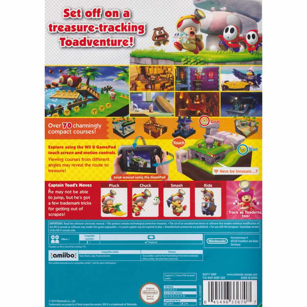 Captain Toad Treasure Tracker Nintendo Wii U Selects (Käytetty)