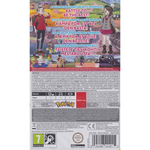 Pokemon Shield Nintendo Switch Nordic