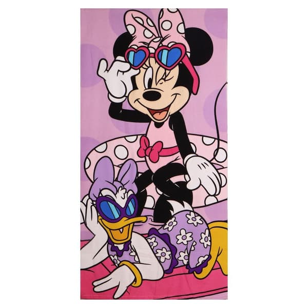 Disney Minnie towel + bag + cap set