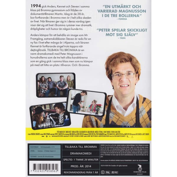 Tillbaka till Bromma DVD (Brukt)