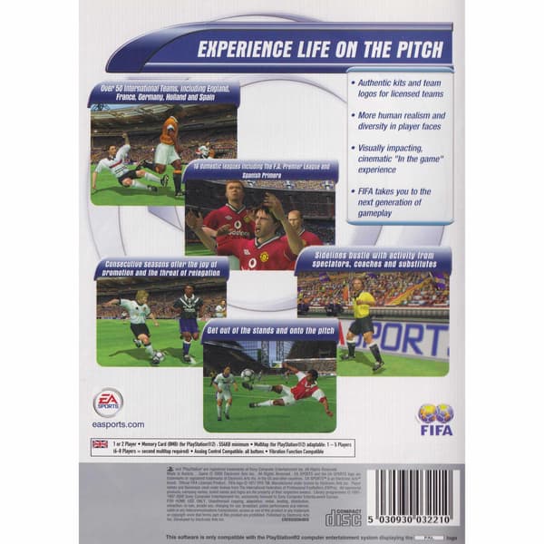 FIFA 2001 Playstation 2 PS2 Platinum (Brugt)