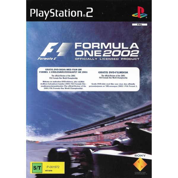 Formula One 2002 Playstation 2 PS2 Nordic (Brukt)