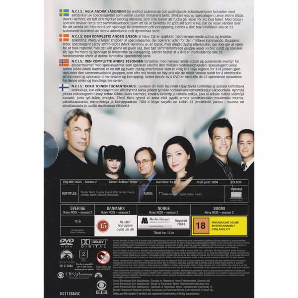 NCIS The Complete Second Season DVD (Begagnad)