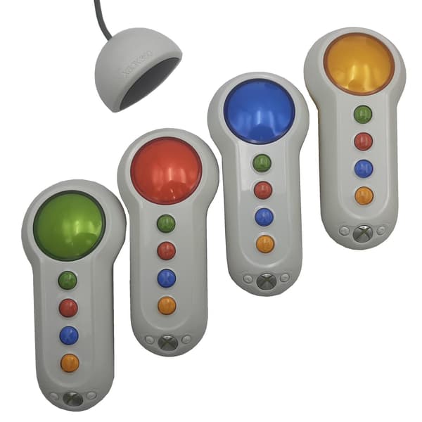Big Button Pads Buzzers + Scene it Xbox 360 (Brukt)