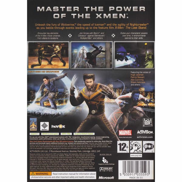 X-Men The Official Game Xbox 360 (Käytetty)