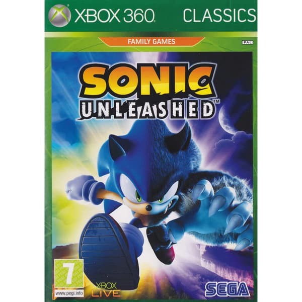 Sonic Unleashed Xbox 360 Classics Nordic (Brukt)